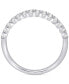 Фото #4 товара Diamond Double Row Band (3/4 ct. t.w.) in Platinum