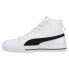 Фото #3 товара Puma Ever Sl High Top Mens White Sneakers Casual Shoes 38761202