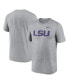 Men's Heather Gray LSU Tigers Primetime Legend Logo T-Shirt Серый, 2XL - фото #1