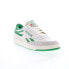 Фото #3 товара Reebok Club C Revenge Mens Beige Leather Lace Up Lifestyle Sneakers Shoes