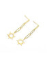 ფოტო #3 პროდუქტის Star Dangle Earrings for Women