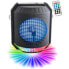 INOVALLEY HP74BTH - 20W Bluetooth Karaoke-Lichtlautsprecher - Mehrfarbiges LED-Licht - USB-Anschluss, UKW-Radio, Mikrofoneingang, Aux-In