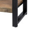 Вспомогательный стол MANGO 100 x 40 x 60 cm Натуральный Чёрный Деревянный Железо