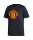 ფოტო #2 პროდუქტის Men's Black Manchester United Vertical Back T-shirt