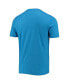 ფოტო #4 პროდუქტის Men's Black, Blue Miami Marlins Meter T-shirt and Pants Sleep Set