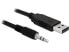 Фото #2 товара Delock USB 2.0/3.5 mm 1.8m - 3.5mm - Male - USB - Male - 1.8 m - Black