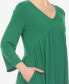 Фото #3 товара Women's Empire Waist Tunic Top