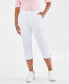 Фото #1 товара Petite Pull On Comfort Capri Pants, Created for Macy's