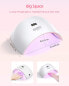 Nail Dryer LED UV SunUV Lamp for Gel Nails, UV LED Nail Lamp 30s/60s Timer, Infrared Sensor, LCD Display, Suitable for All Gel, for Manicure/Pedicure Nail Art at Home and Salon