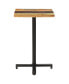 Фото #3 товара Bistro Table Square 19.7"x19.7"x29.5" Solid Reclaimed Wood