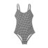 Фото #4 товара Women's Textured Gingham Ruched Full Coverage One Piece Swimsuit - Kona Sol