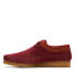 Clarks Weaver 26168629 Mens Burgundy Suede Oxfords & Lace Ups Casual Shoes