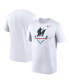 Фото #1 товара Men's White Miami Marlins Icon Legend Performance T-shirt
