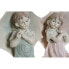 Decorative Figure DKD Home Decor 28 x 20 x 48,5 cm Blue Pink Children (2 Units)