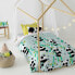 Duvet cover set HappyFriday Moshi Moshi Panda Garden Blue Blue Single 2 Pieces