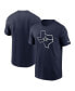 Фото #2 товара Men's Navy Dallas Cowboys Team Local T-shirt