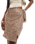 Never Fully Dressed Jaspre sequin mini skirt in gold