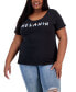 Фото #1 товара Air Waves Trendy Plus Size Melanin Graphic T-Shirt