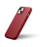Фото #8 товара Чехол для смартфона ICARER из натуральной кожи iPhone 14 Plus MagSafe красный
