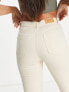 Фото #3 товара Stradivarius Tall slim flare jean with split detail in ecru