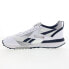 Фото #10 товара Reebok LX2200 Mens White Leather Lace Up Lifestyle Sneakers Shoes