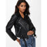 Фото #6 товара ONLY Vera Faux Biker leather jacket