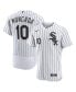 Фото #2 товара Men's Yoan Moncada White Chicago White Sox Home Authentic Player Jersey