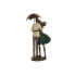 Фото #3 товара Декоративная фигура Home ESPRIT Зеленый Позолоченный Пара 12,5 x 8 x 25,5 cm
