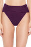 Фото #1 товара Becca by Rebecca Virtue Women's 236982 High Waist Bikini Bottom Swimwear Size L