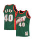 Men's Shawn Kemp Green Seattle SuperSonics 1995-96 Hardwood Classics 75th Anniversary Diamond Swingman Jersey