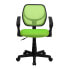 Фото #3 товара Mid-Back Green Mesh Swivel Task Chair With Arms