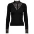 ONLY Tilde Lace High Neck long sleeve T-shirt