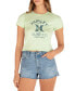 ფოტო #1 პროდუქტის Juniors' Night Surfing Cropped T-Shirt