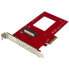 Фото #4 товара StarTech.com U.2 to PCIe Adapter for 2.5" U.2 NVMe SSD - SFF-8639 - x4 PCI Express 4.0 - PCIe - U.2 - PCIe 4.0 - Red - Activity - CE - FCC