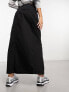 Cotton On utility maxi skirt in black