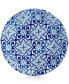 Фото #1 товара Talavera Azul Collection Melamine 5.5" Appetizer Plate, Set of 4