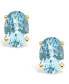 Серьги Macy's Aquamarine Stud