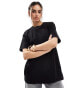 Фото #4 товара Threadbare Charlotte premium boxy tee in black