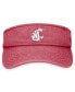 Фото #3 товара Men's Crimson Washington State Cougars Terry Adjustable Visor