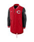 Men's Red Cincinnati Reds Dugout Performance Full-Zip Jacket Красный, 2XL - фото #2