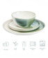 Фото #8 товара Sittera Color Block Reactive 12 Pc. Dinnerware Set, Service for 4