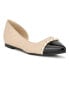 Light Natural Multi - Faux Leather and Faux Patent Leather