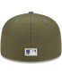Фото #5 товара Men's Olive, Blue Oakland Athletics 59FIFTY Fitted Hat