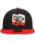 Men's Black Fresno Grizzlies Alternate Authentic Collection 59FIFTY Fitted Hat