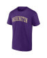 Фото #3 товара Men's Purple Washington Huskies Basic Arch T-shirt