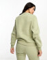 Chelsea Peers oversized sweatshirt in sage green