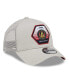 Фото #3 товара Men's Cream Atlanta United FC Established Patch 9FORTY A-Frame Trucker Adjustable Hat