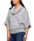 Фото #6 товара Women's Cowl Neck Dolman Sleeve Sweater Top