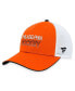 Фото #4 товара Men's Orange Philadelphia Flyers Authentic Pro Rink Trucker Adjustable Hat