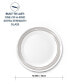 Фото #5 товара Brushed Silver-Tone Dinner Plate